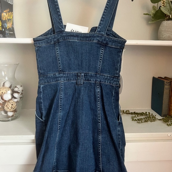 NWT Bishop+Young Denim Button Front Dress- Size XS - Picture 4 of 6